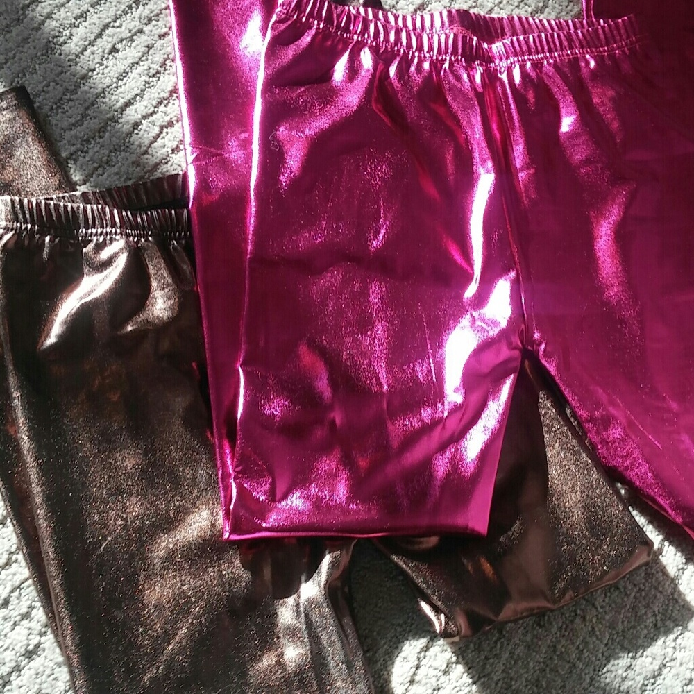 Nwot sparkle leggings bundle 3